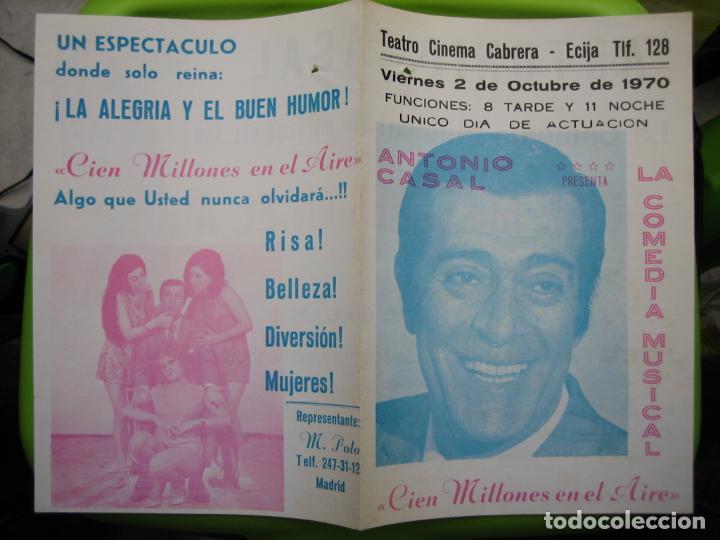 Carteles espect&aacute;culos: Antiguo programa de espect&aacute;culos - Foto 2