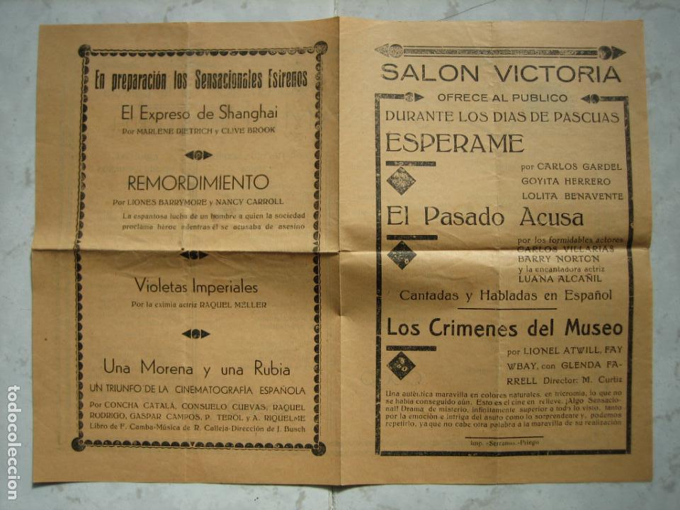 Carteles espect&aacute;culos: Antiguo cartel de espect&aacute;culo. - Foto 1