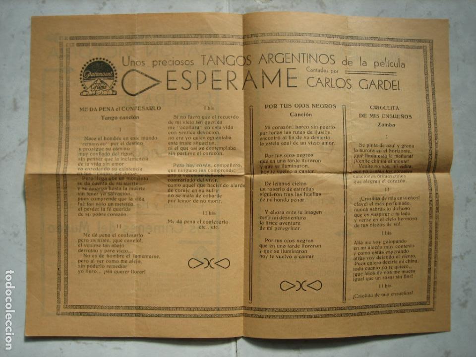 Carteles espect&aacute;culos: Antiguo cartel de espect&aacute;culo. - Foto 2