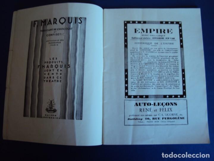 Carteles espect&aacute;culos: (RE-190305)PROGRAMA MUSIC HALL CIRQUE 1929-1930 - Foto 4