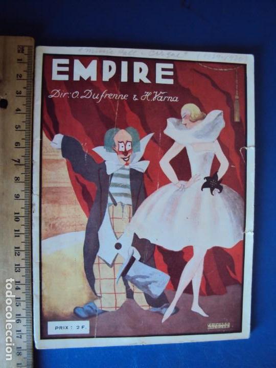 Carteles espect&aacute;culos: (RE-190305)PROGRAMA MUSIC HALL CIRQUE 1929-1930 - Foto 1
