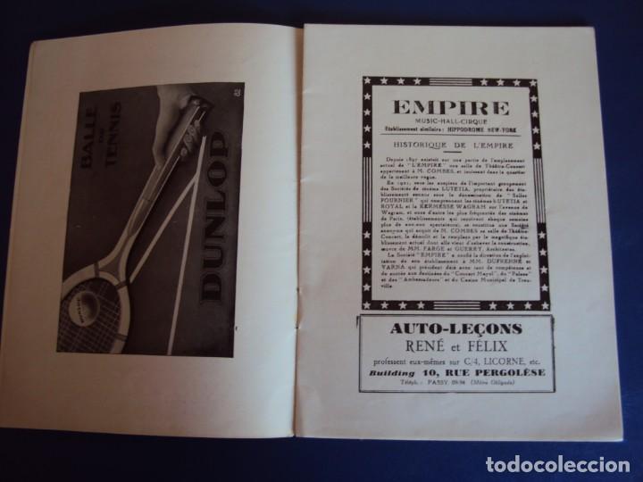 Carteles espect&aacute;culos: (RE-190307) PROGRAMA MUSIC HALL CIRQUE 1929-1930 - Foto 4