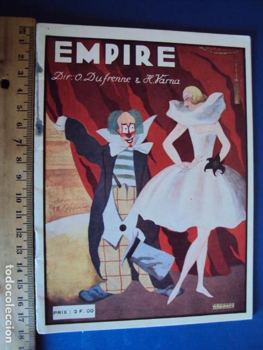 Carteles espect&aacute;culos: (RE-190307) PROGRAMA MUSIC HALL CIRQUE 1929-1930 - Foto 1