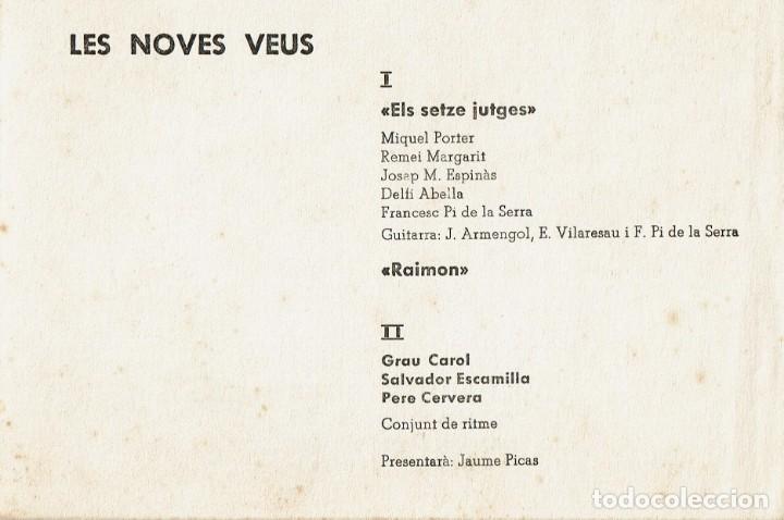 Carteles espect&aacute;culos: F&Ograve;RUM VERG&Eacute;S. LES NOVES VEUS - Foto 2