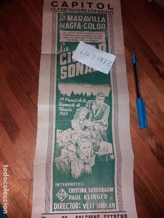 Carteles espect&aacute;culos: PROGRAMA CINE CAPITOL LA CIUDAD SO&Ntilde;ADA &Uacute;NICO - Foto 1