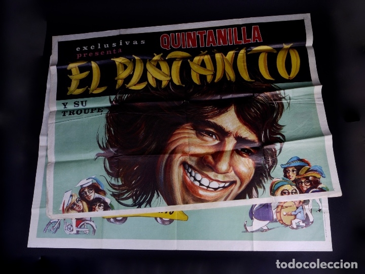 Carteles espect&aacute;culos: EL PLATANITO Y SU TROUPE. 1973 - Foto 2