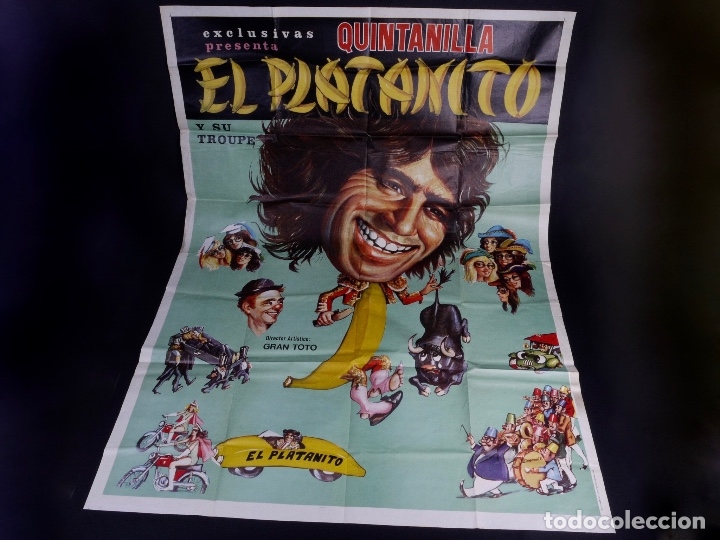 Carteles espect&aacute;culos: EL PLATANITO Y SU TROUPE. 1973 - Foto 3