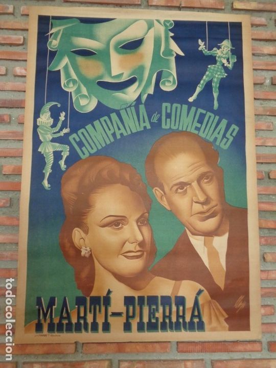 Carteles espect&aacute;culos: COMPA&Ntilde;IA DE COMEDIAS MARTI&acute;- PIERRA&acute;.C-50B - Foto 2