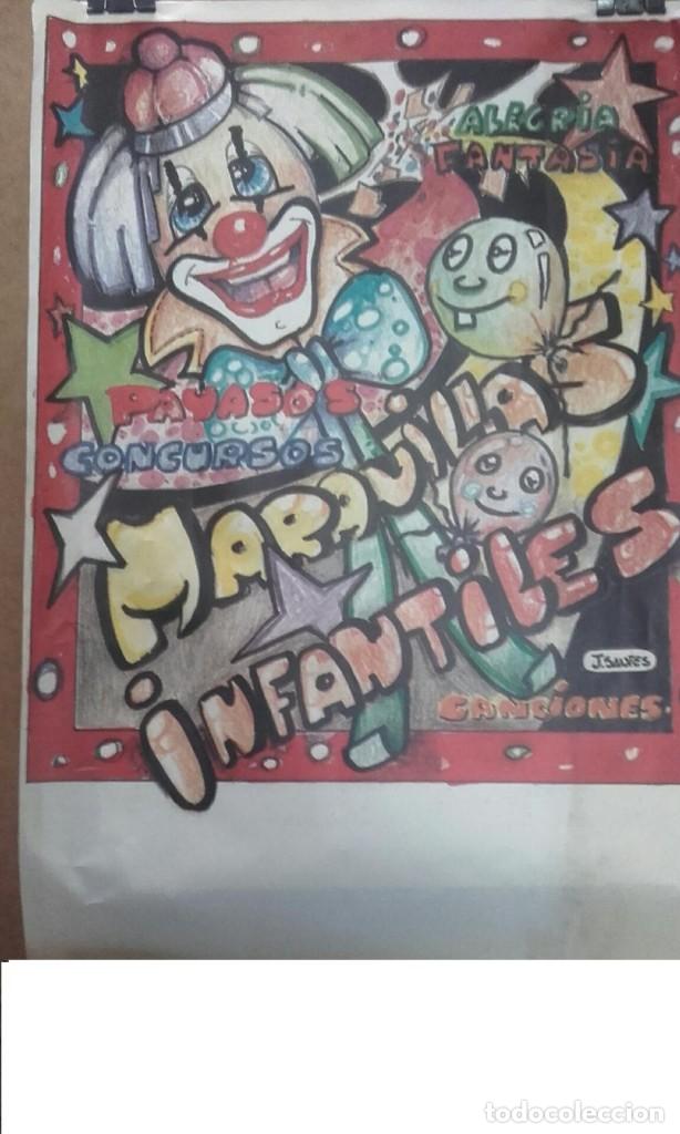 Carteles espect&aacute;culos: CARTEL PAYASOS CONCURSOS MARAVILLAS INFANTILES , gran tama&ntilde;o a&ntilde;os 80 ... rr