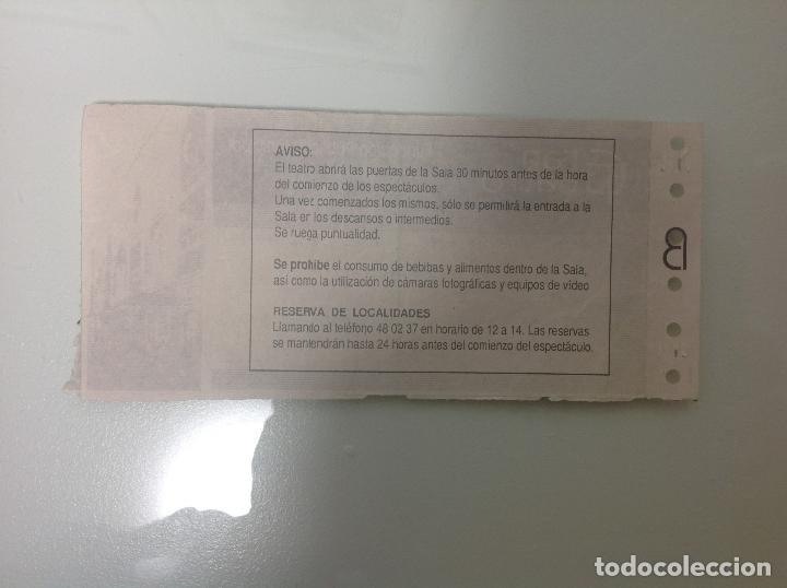 Carteles espect&aacute;culos: Entrada gran teatro de Cordoba 1992 - Foto 2