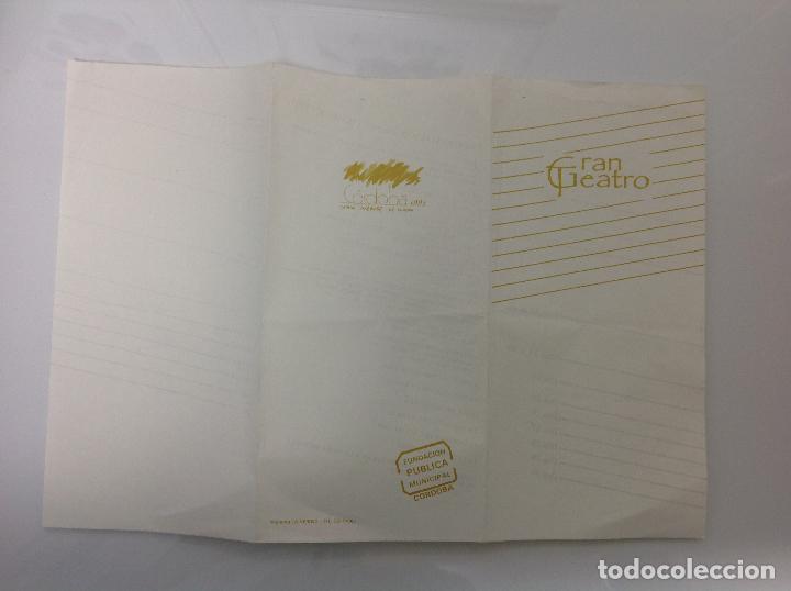 Carteles espect&aacute;culos: Programa espect&aacute;culo Gran Teatro de Cordoba - Foto 3