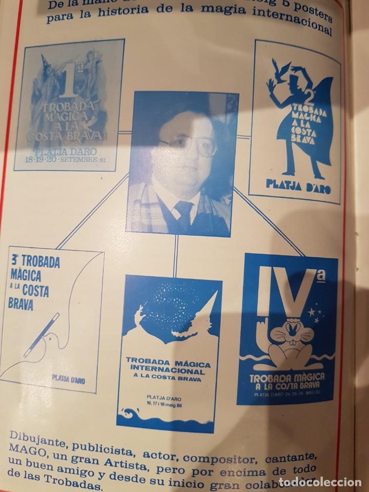 Carteles espect&aacute;culos: MAGIA PROGRAMA 5a TROBADA M&Agrave;GICA PLATJA DARO 1986 - Foto 3