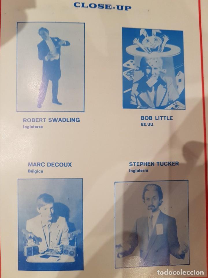 Carteles espect&aacute;culos: MAGIA PROGRAMA 5a TROBADA M&Agrave;GICA PLATJA DARO 1986 - Foto 5