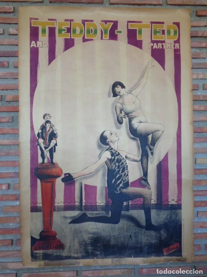 Carteles espect&aacute;culos: CARTEL CIRCO.TEDDY -TED AND PARTENERS.REF107 - Foto 2