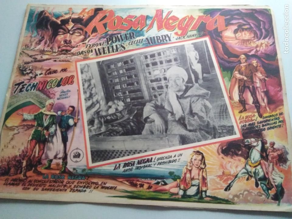 Carteles espect&aacute;culos: CARTEL CINE LA ROSA NEGRA - Foto 1