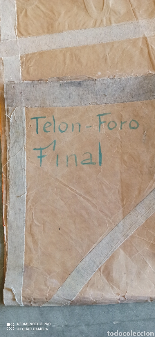 Carteles espect&aacute;culos: Tel&oacute;n. Fondo teatro de papel - Foto 4