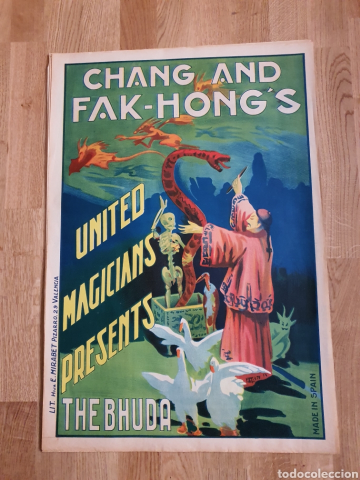 Carteles espect&aacute;culos: Cartel magia 1927,original - Foto 1