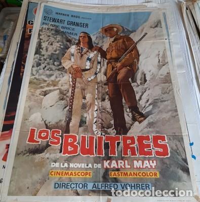 Carteles espect&aacute;culos: CARTEL DE LA PEL&Iacute;CULA LOS BUITRES, DE 1966 - Foto 1