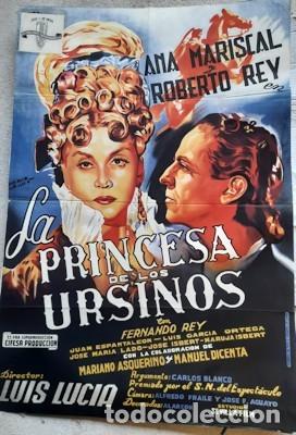 Carteles espect&aacute;culos: CARTEL DE CINE LA PRINCESA DE LOS URSINOS - Foto 1