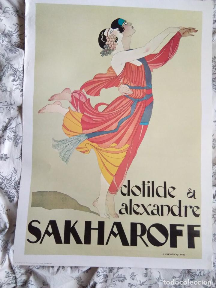Carteles espect&aacute;culos: CARTEL SAKHAROFF CLOTILDE Y ALEXANDRE - Foto 1