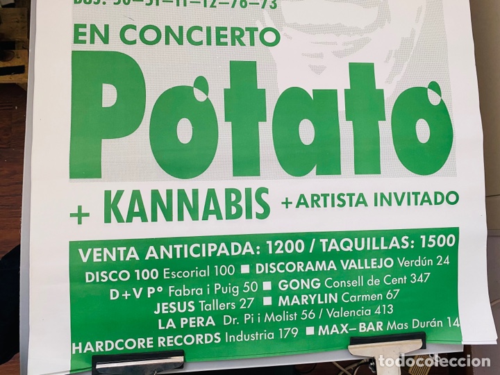 Carteles espect&aacute;culos: Potato cartel concierto - Foto 3