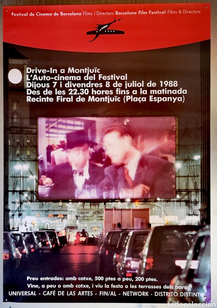 Carteles espect&aacute;culos: FESTIVAL DE CINEMA DE BARCELONA - 1988 - Foto 1