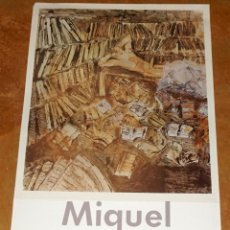 Affiches Spectacles: CARTEL DE LA EXPOSICIÓN DEL PINTOR MIQUEL BARCELÓ 1984 EN MADRID. Lote 310382853