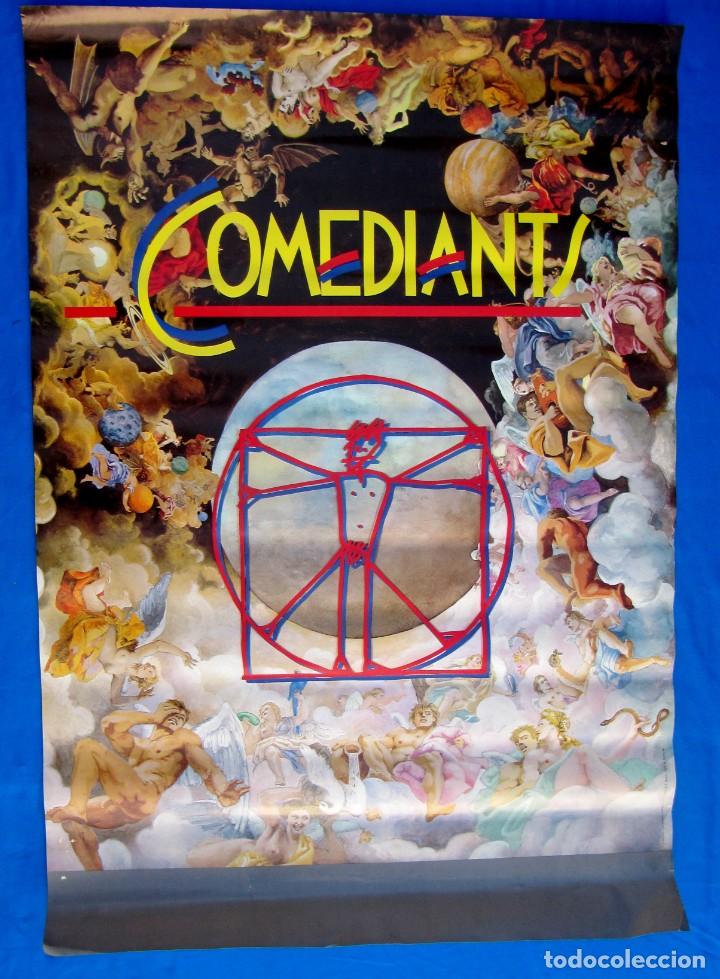 Carteles espect&aacute;culos: CARTEL POSTER COMEDIANTS. 1986. - Foto 1