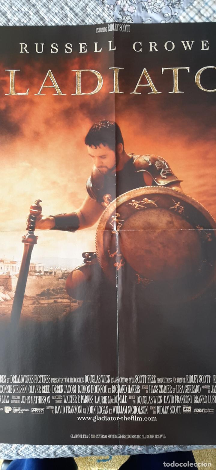 cartel poster doble de 40x56 gladiator y el clu - Compra venta en  todocoleccion