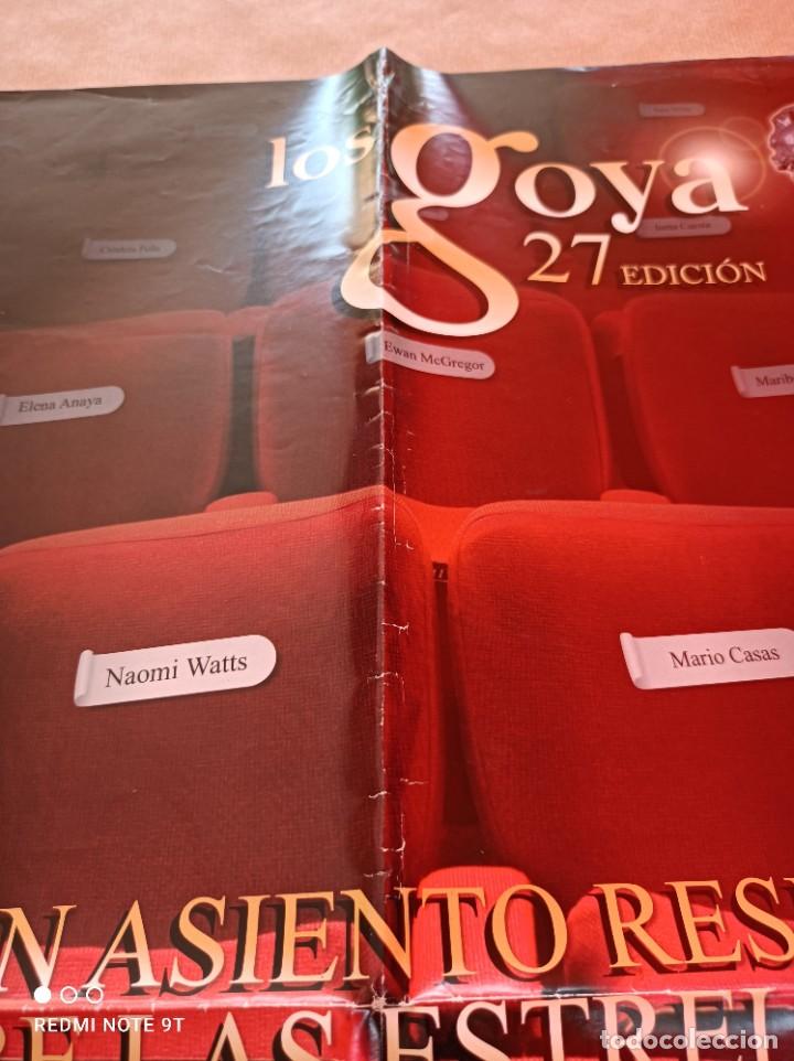 Carteles espect&aacute;culos: CARTEL CINE LOS GOYA 27 EDICI&Oacute;N - Foto 3