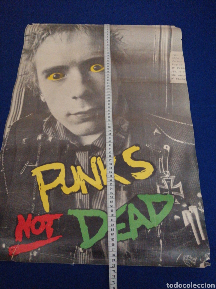 Carteles espect&aacute;culos: PUNKS NOT DEAD - CARTEL ANTIGUO - Foto 2