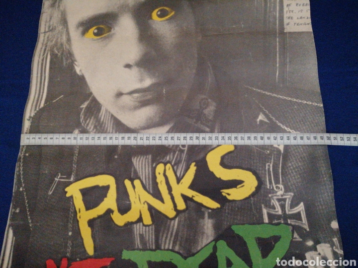Carteles espect&aacute;culos: PUNKS NOT DEAD - CARTEL ANTIGUO - Foto 3