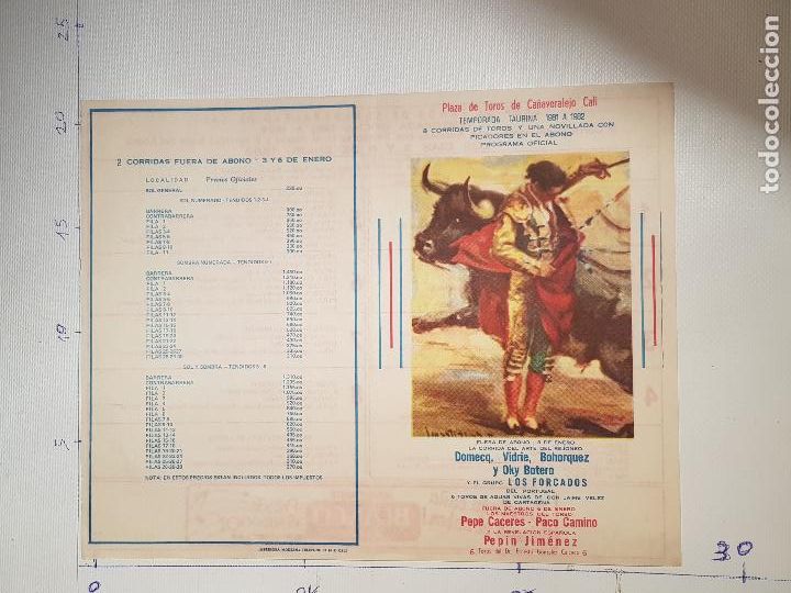 Carteles espect&aacute;culos: PLAZA DE TOROS DE CA&Ntilde;AVERALEJOS - Foto 1