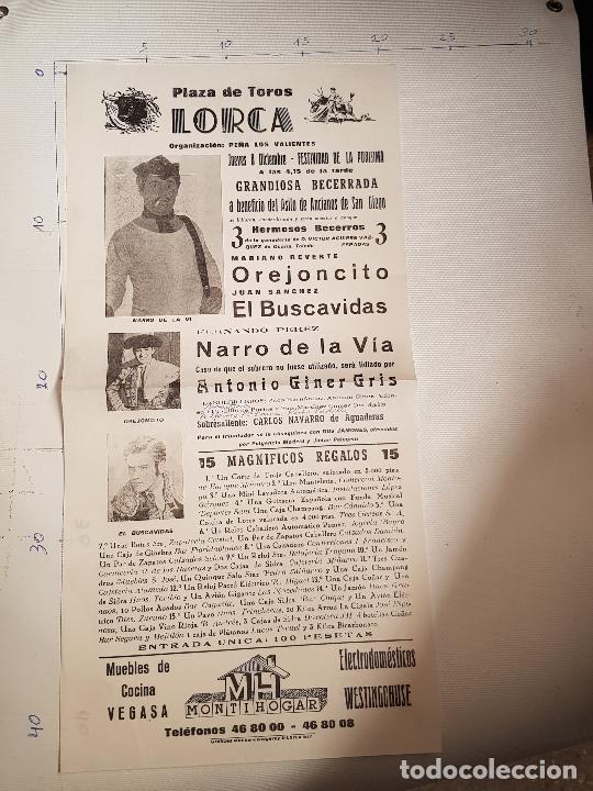 Carteles espect&aacute;culos: PLAZA DE TOROS DE LORCA - Foto 1