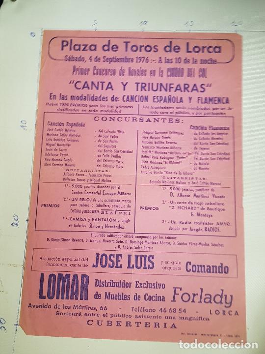 Carteles espect&aacute;culos: PLAZA DE TOROS DE LORCA - Foto 1