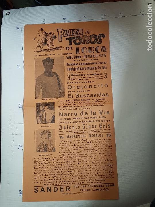 Carteles espect&aacute;culos: PLAZA DE TOROS DE JEREZ DE LORCA - Foto 1