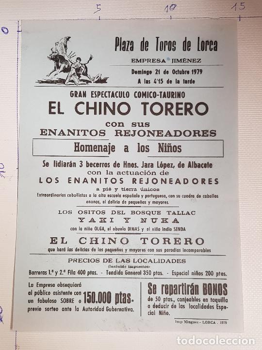 Carteles espect&aacute;culos: PLAZA DE TOROS DE LORCA - Foto 1