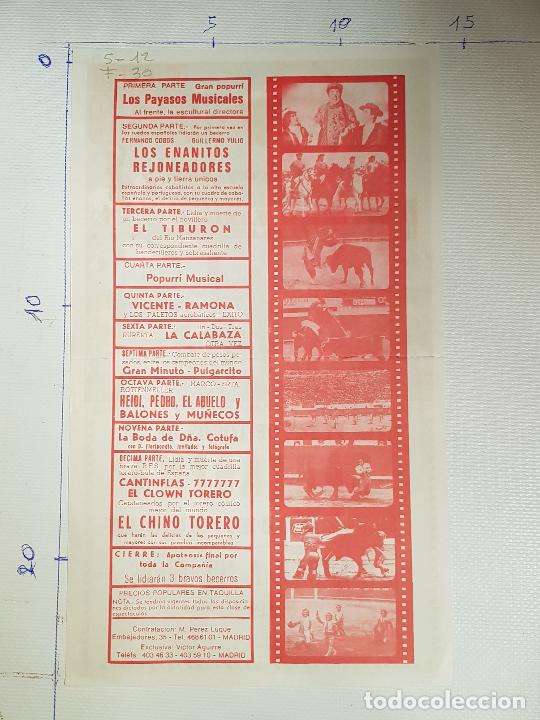 Carteles espect&aacute;culos: EL CHINO TORERO - Foto 2