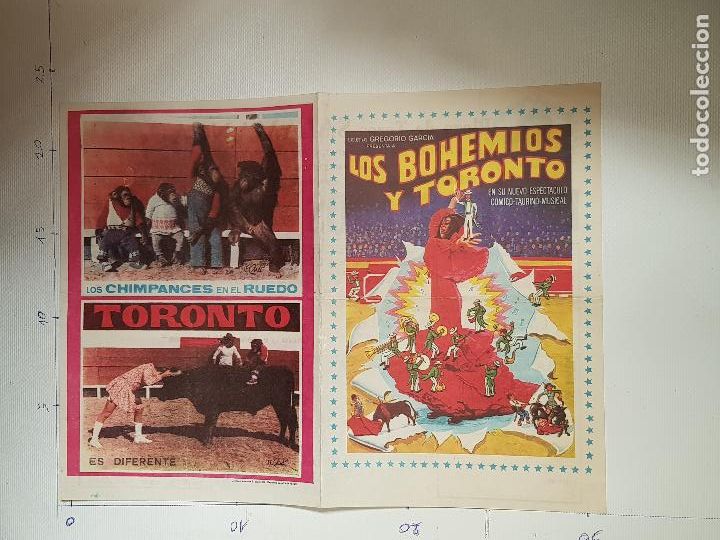 Carteles espect&aacute;culos: LOS BOHEMIOS Y TORONTO - Foto 1