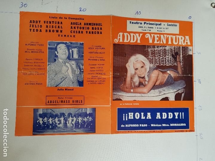 Carteles espect&aacute;culos: ADDY VENTURA - Foto 1