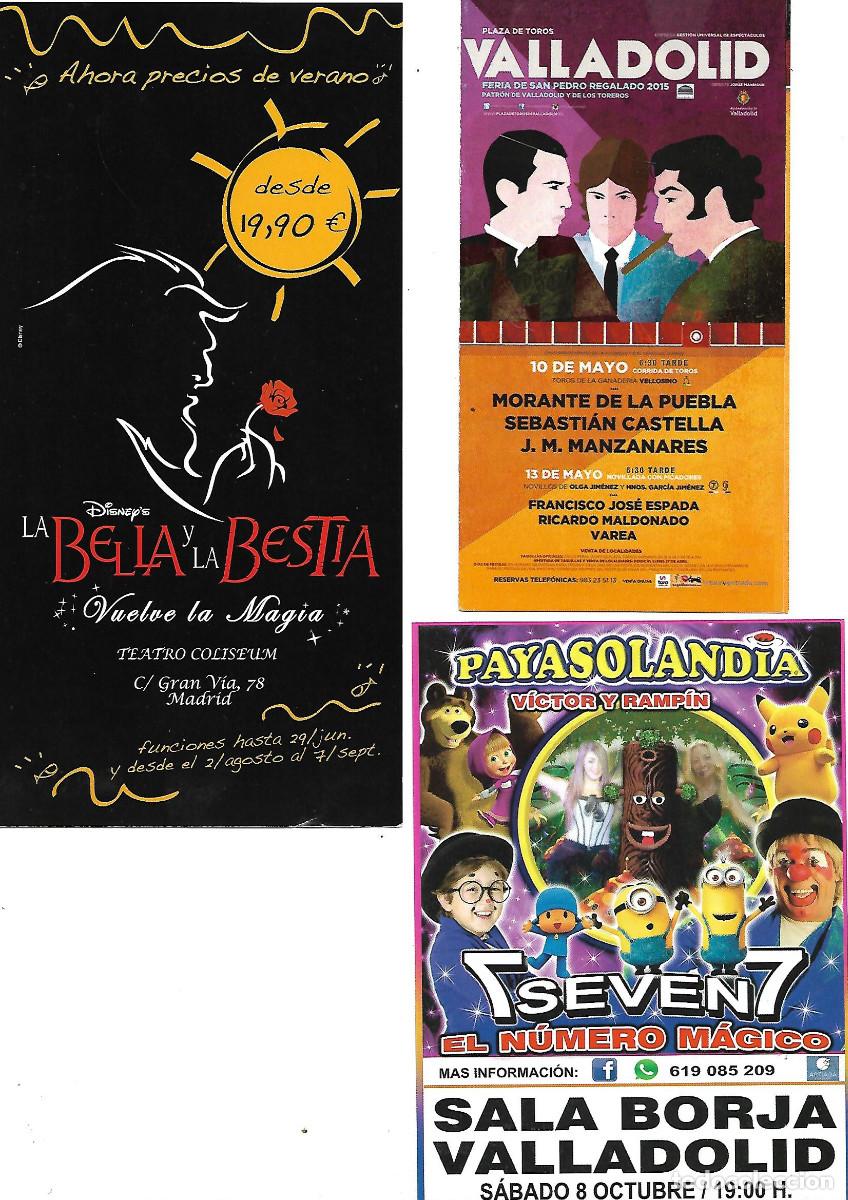 Carteles espect&aacute;culos: peque&ntilde;a coleccion de propagandas de espectaculos - Foto 3