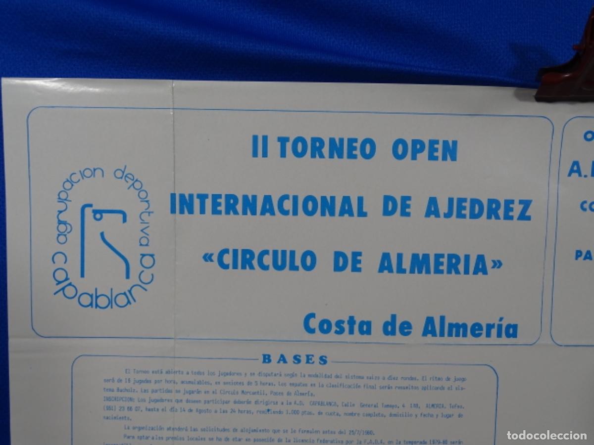 Carteles espect&aacute;culos: GRAN CARTEL AJEDREZ II OPEN CIRCULO DE ALMER&Iacute;A. - Foto 2