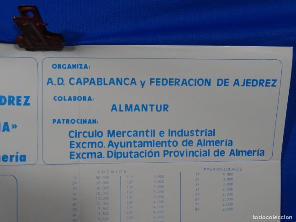 Carteles espect&aacute;culos: GRAN CARTEL AJEDREZ II OPEN CIRCULO DE ALMER&Iacute;A. - Foto 3