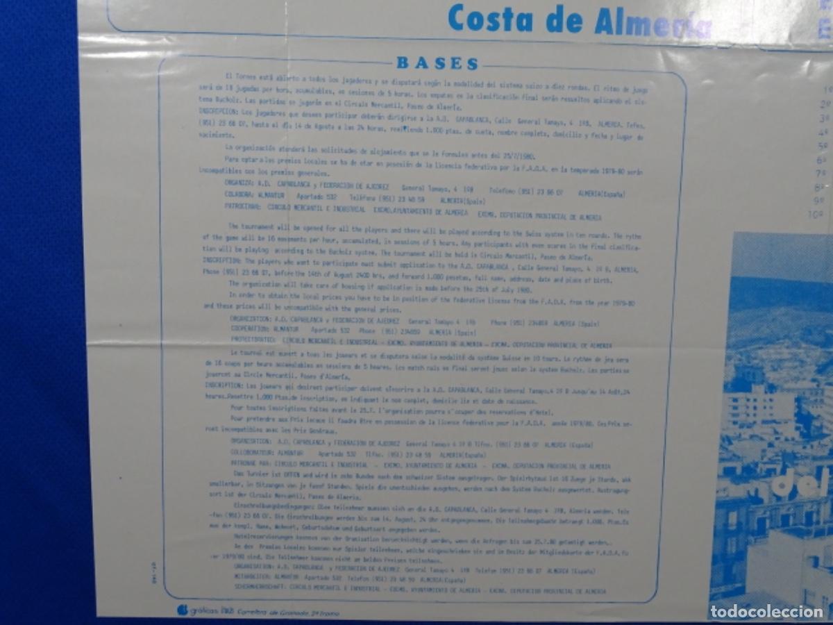 Carteles espect&aacute;culos: GRAN CARTEL AJEDREZ II OPEN CIRCULO DE ALMER&Iacute;A. - Foto 4