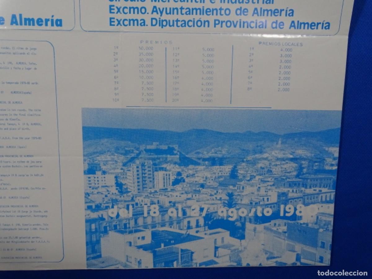 Carteles espect&aacute;culos: GRAN CARTEL AJEDREZ II OPEN CIRCULO DE ALMER&Iacute;A. - Foto 5