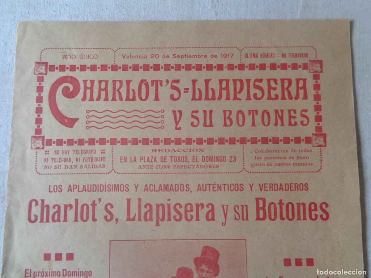 Carteles espect&aacute;culos: CHARLOT-LLAPISERA Y SUS BOTONES.-T 276 - Foto 2