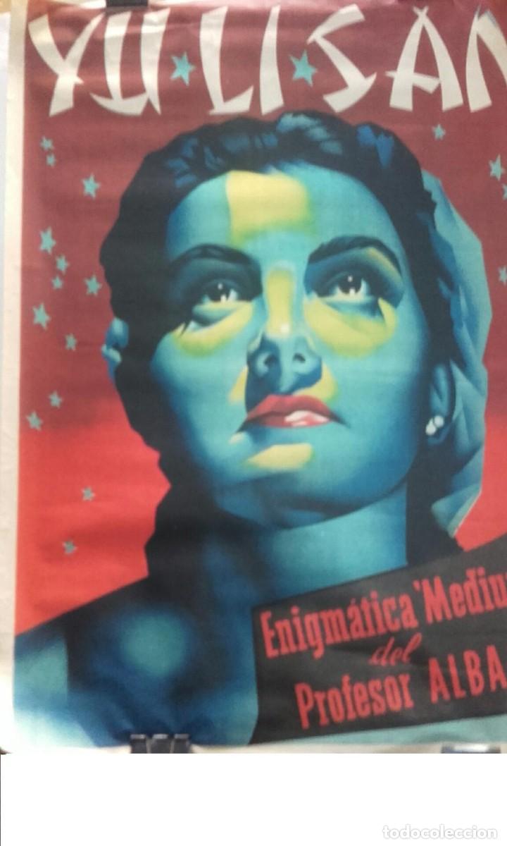 Carteles espect&aacute;culos: CARTEL YU LI SAN ENIGMATICA MEDIUM DEL PROFESOR ALBA - Foto 1