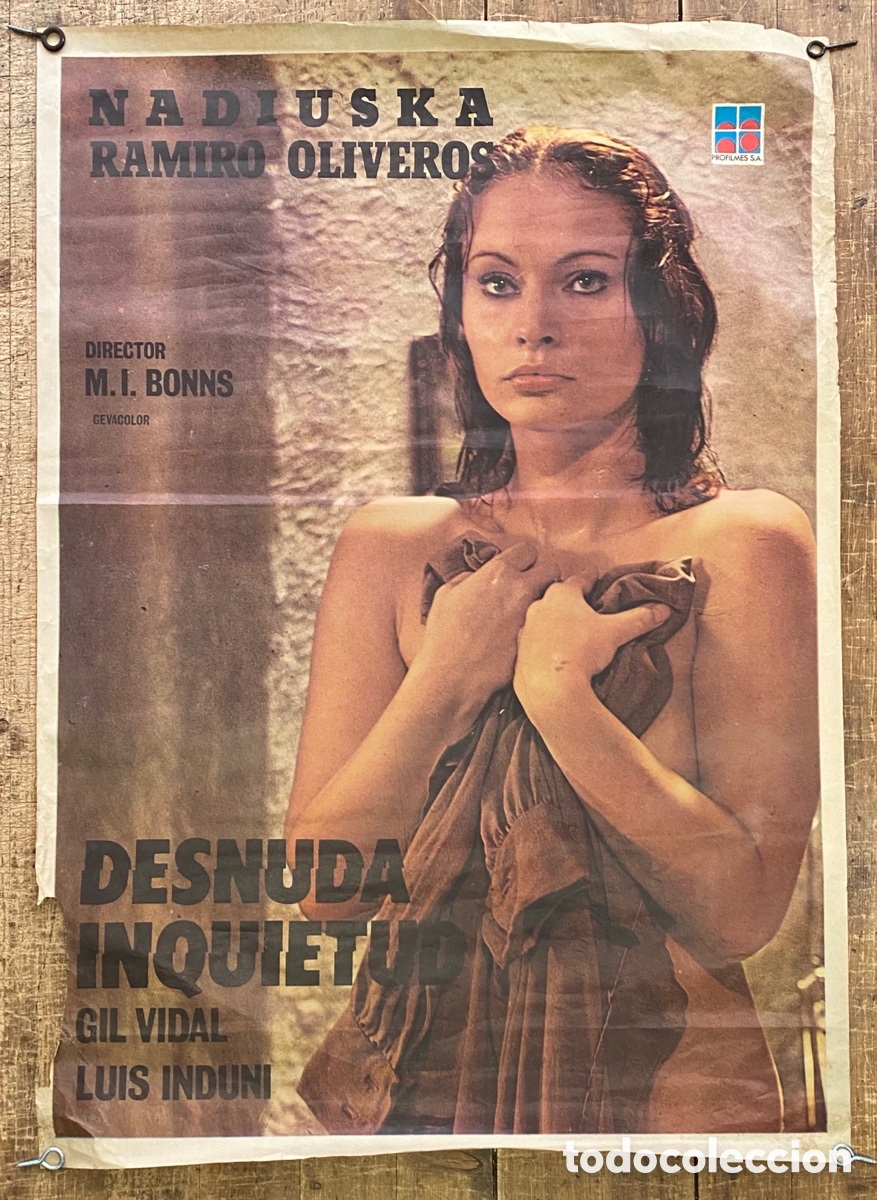 poster pelicula “desnuda inquietud” - nadiuska - Compra venta en  todocoleccion