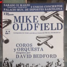 Affissi Spettacoli: MIKE OLDFIELD,CARTEL ACTUACIÓN EN BARCELONA
