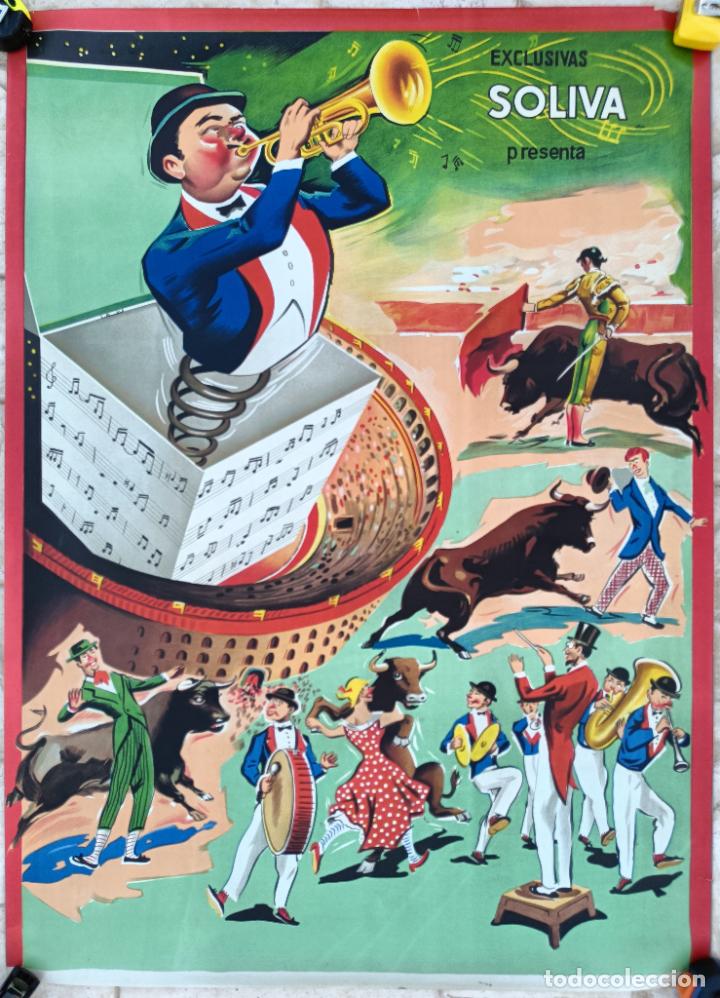Carteles espect&aacute;culos: CARTEL ESPECTACULO TOROS EXCLUSIVAS SOLIVA ESPECTACULOS CE1 - Foto 1